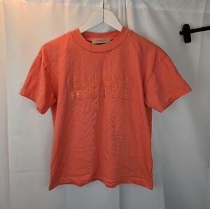 Essentials Fear of God Kids Orange T-Shirt Size 14/16 In GUC